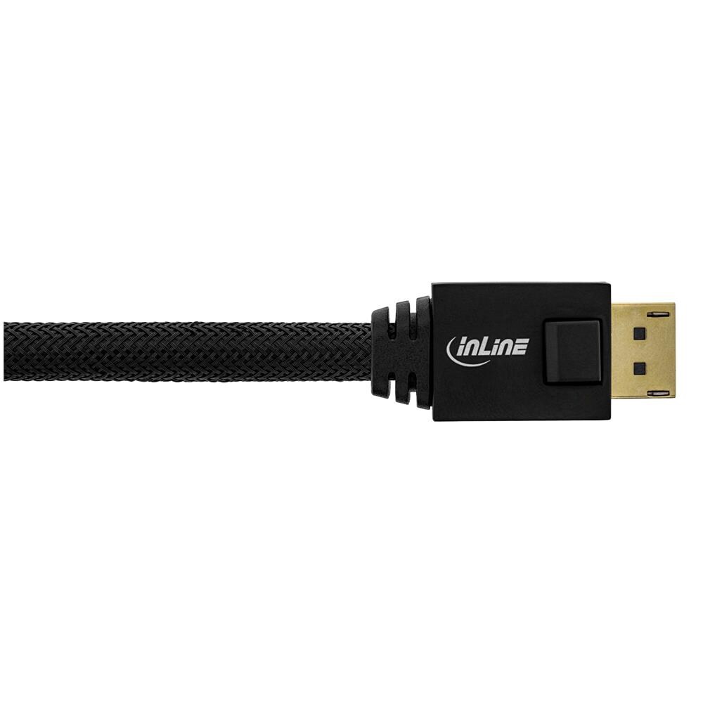 Cavo DisplayPort Attivo maschio / maschio, 1m, 4K2K, UHD, FullHD, dorato - Foto 2