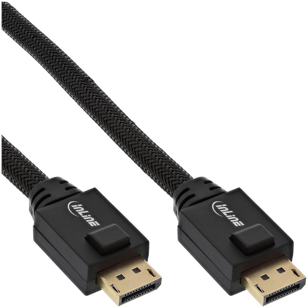 Cavo DisplayPort Attivo maschio / maschio, 1m, 4K2K, UHD, FullHD, dorato - Foto 1