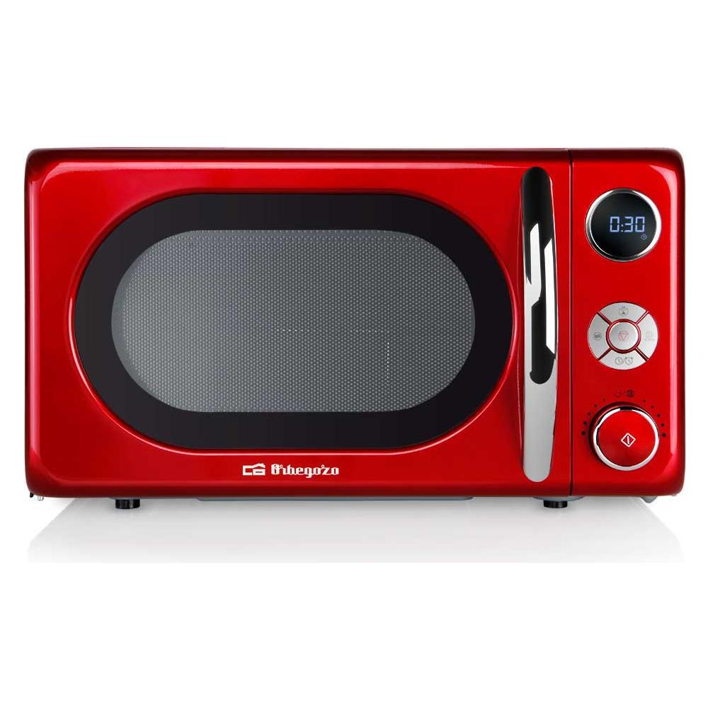 Forno Microonde MIG 2042 con Grill Capacità 20 Litri Potenza 700 Watt Colore Rosso / Nero - Foto 1