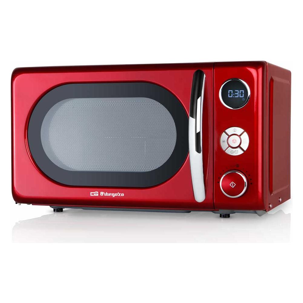 Forno Microonde MIG 2042 con Grill Capacità 20 Litri Potenza 700 Watt Colore Rosso / Nero - Foto 2