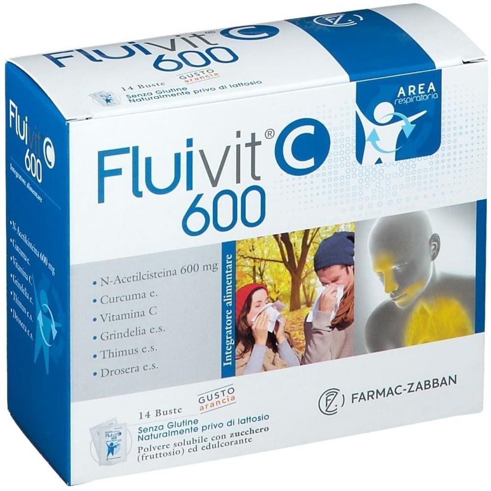 Fluivit C 600 14 Bustine - Foto 1