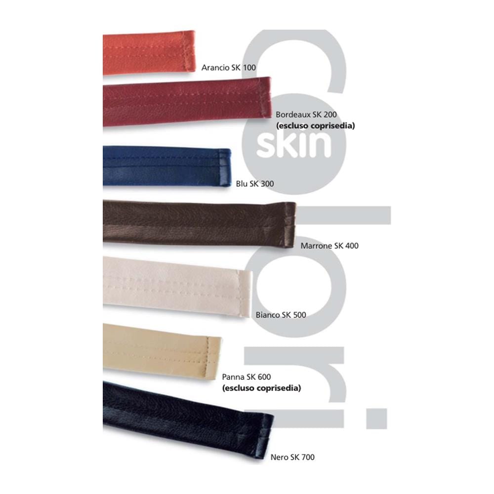 Copridivano Genius Skin In Ecopelle In Tinta Unita 2 Posti Nero Sk 700 - Foto 1