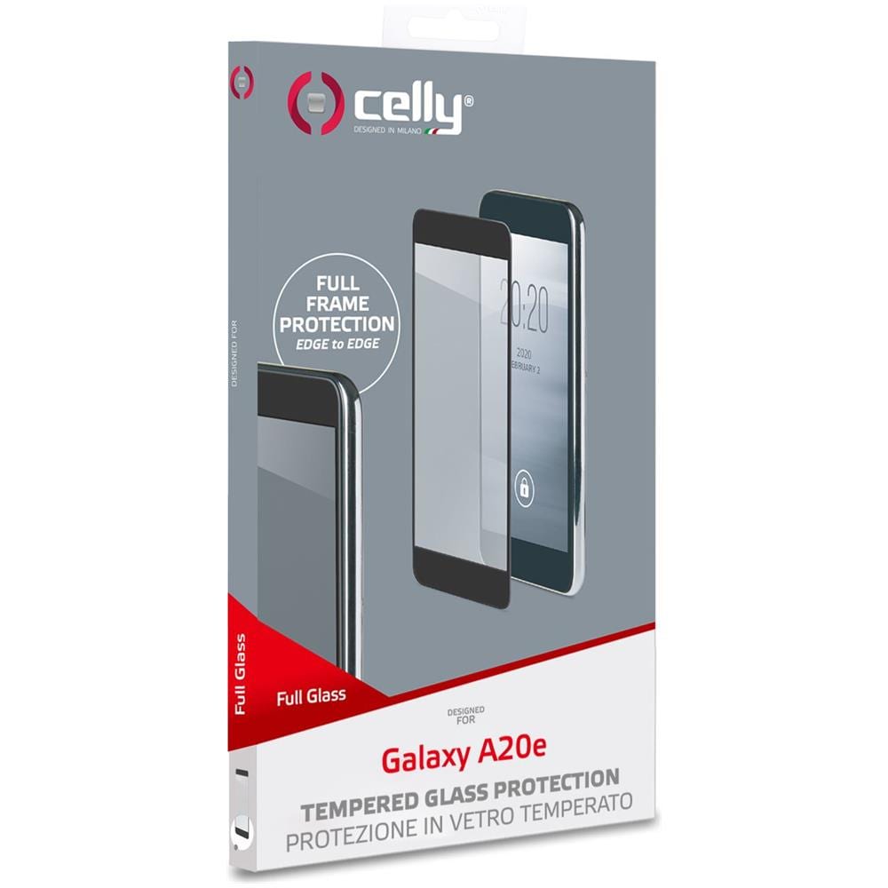 Full Glass Pellicola Protettiva in Vetro Temperato per Galaxy A20e con Bordi Neri - Foto 4