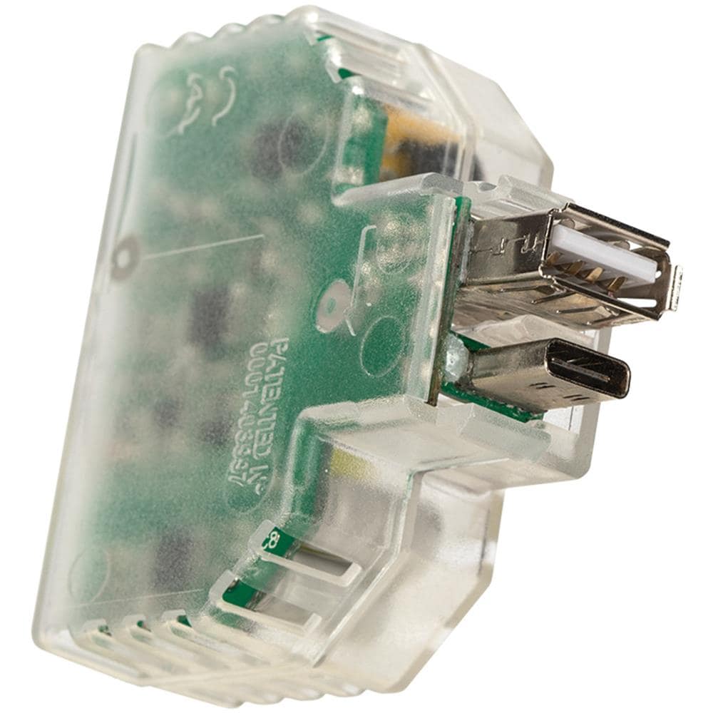 Alimentatore Da Incasso Con Attacco Keystone 2 Usb A E C - Foto 1