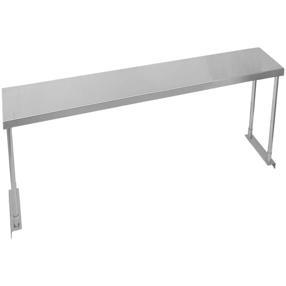 Ripiano Acciaio Inox Per Cucina Professionale - 180cm, Doppia Mensola, Portata 100kg, Per Ristoranti - Foto 9