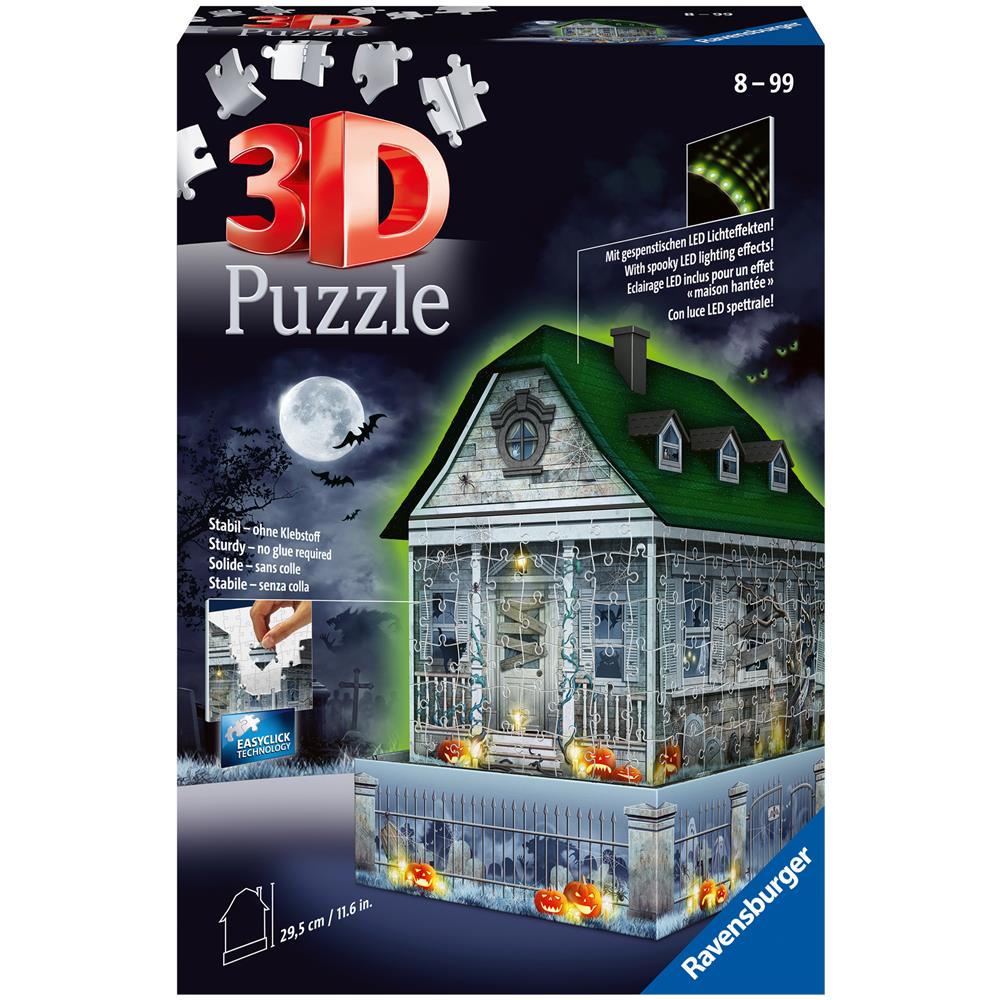 : 3D Puzzle Night Edition - Casa Degli Spettri - Foto 1