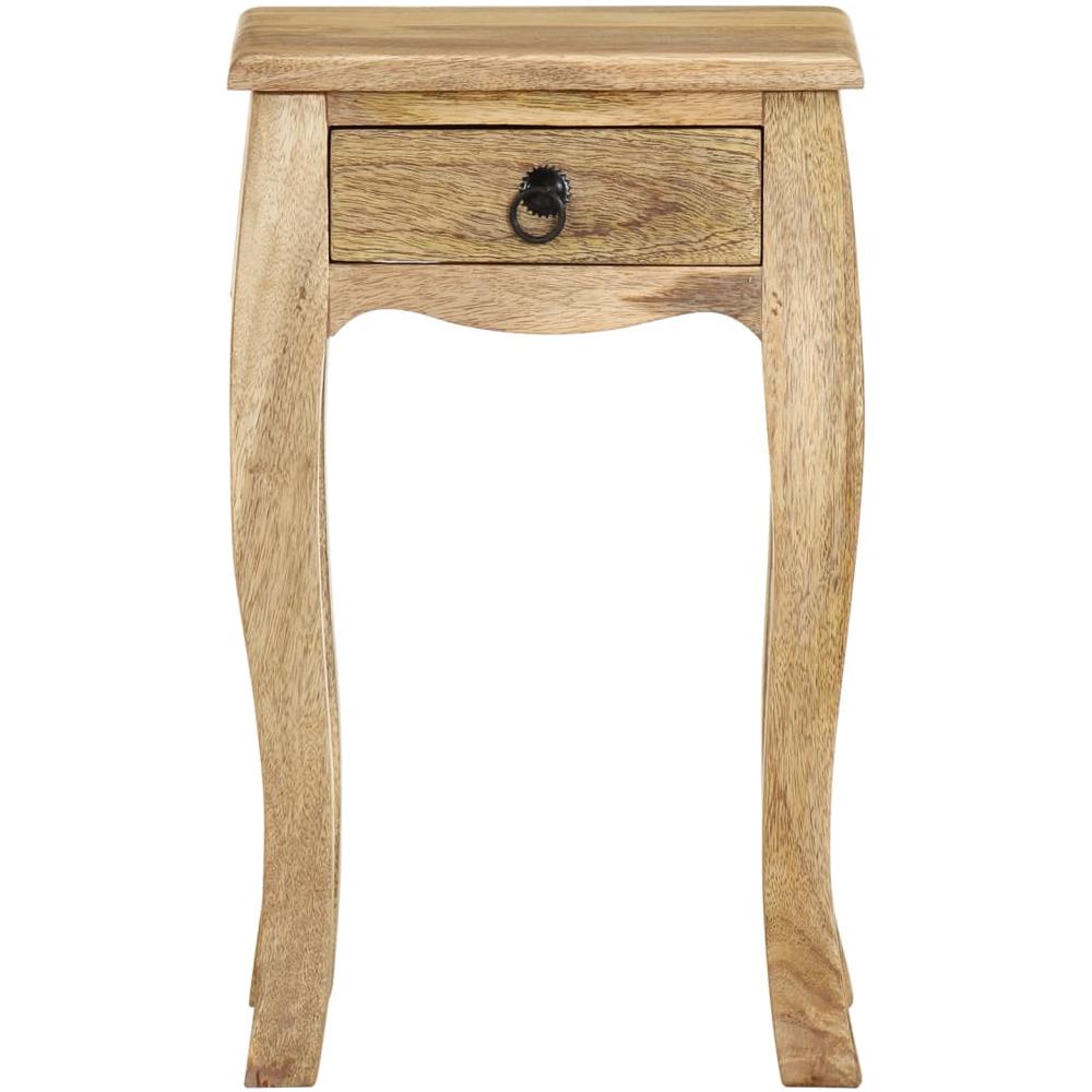 Comodino 28x28x46 Cm In Legno Massello Di Mango - Foto 2