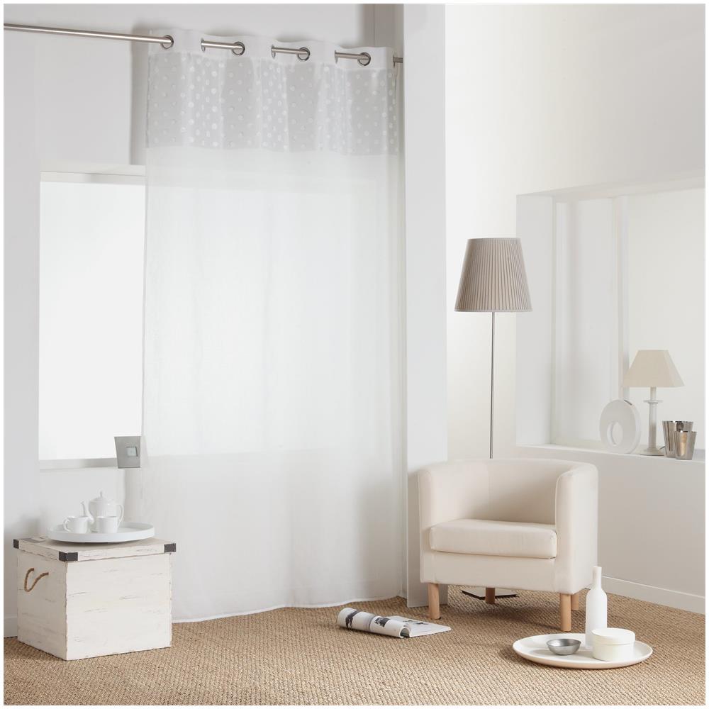 Tenda Con Occhielli Minnie, 140 X 240 Cm, Bianco Con Decorazione Grigia - Foto 1