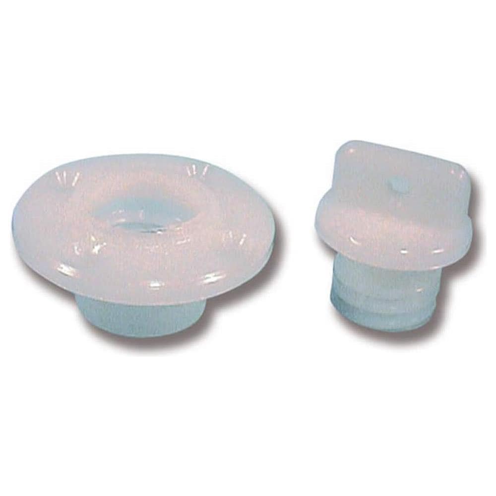 Ombrinale Rotondo In Nylon Bianco Con Tappo A Vite Per Pattino Salvataggio - Foto 1