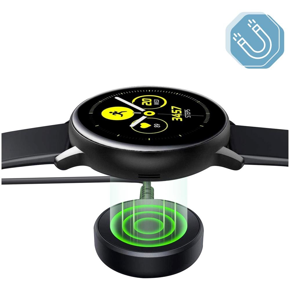 Cavo Di Ricarica Magnetica Per Samsung Galaxy Watch 4 Carica Sicura Nero - Foto 2