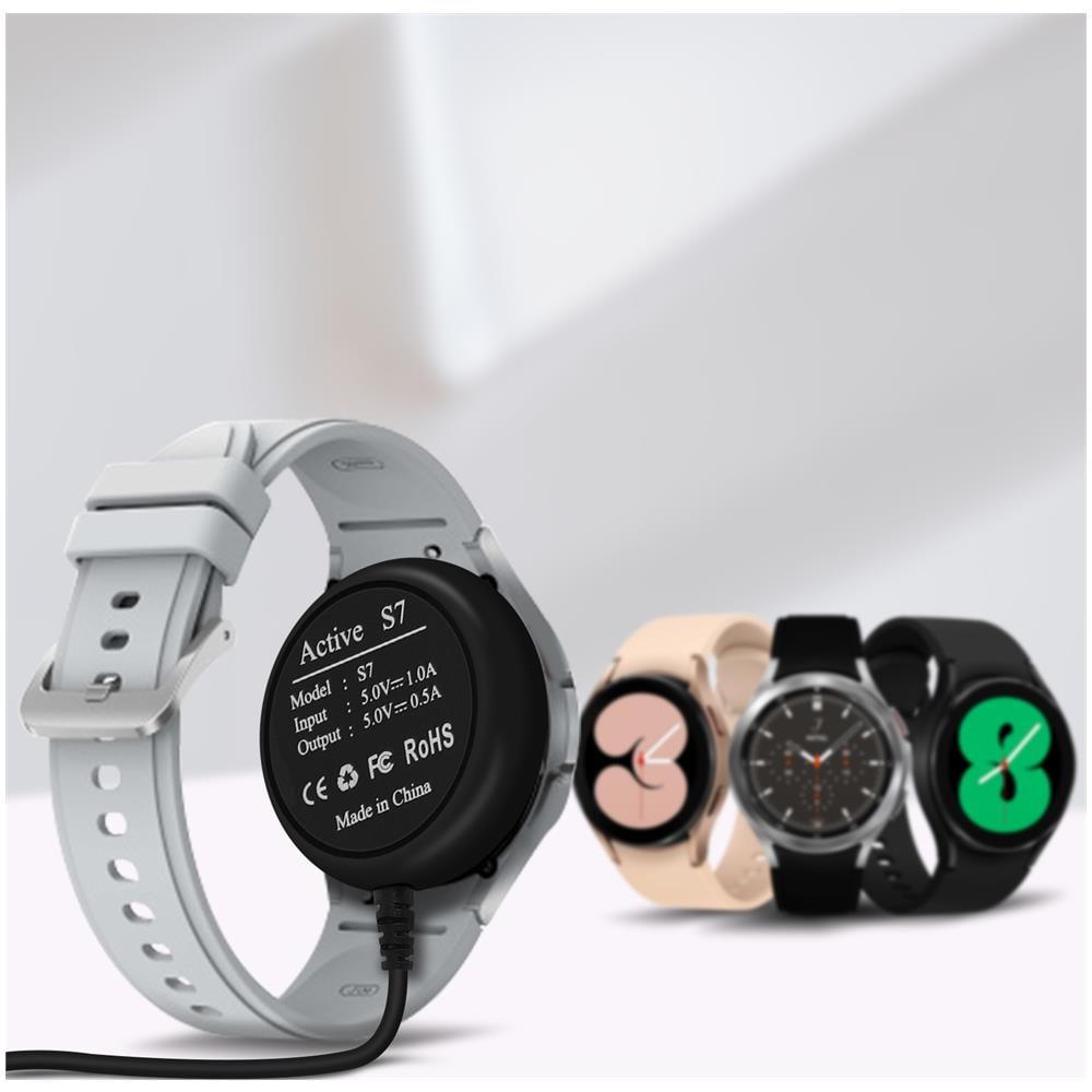 Cavo Di Ricarica Magnetica Per Samsung Galaxy Watch 4 Carica Sicura Nero - Foto 5