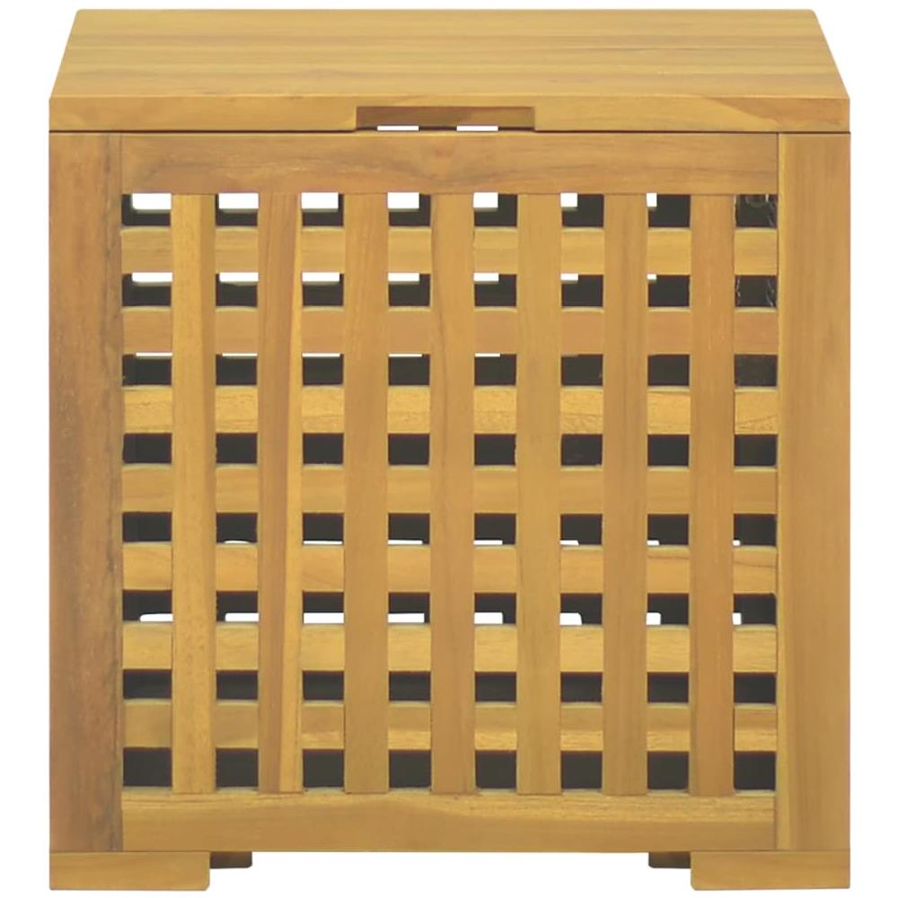 Scatola Per Corde 40x40x40 Cm In Legno Massello Di Teak - Foto 2