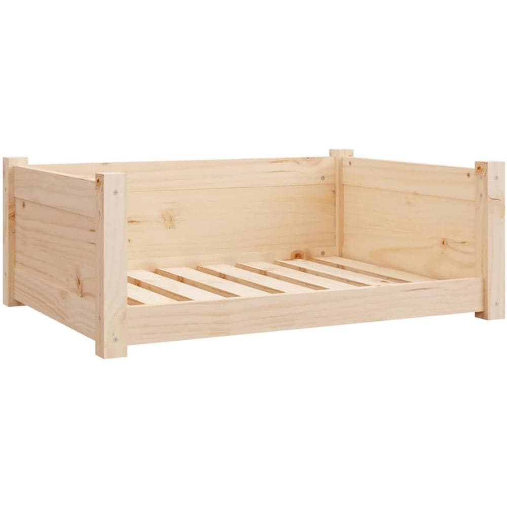 Cuccia Per Cani 75,5x55,5x28 Cm In Legno Massello Di Pino - Foto 1