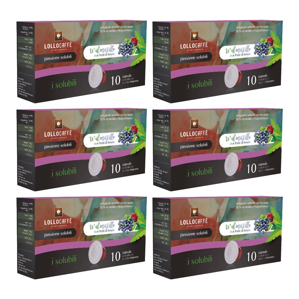 Te Al Mirtillo E Frutti Misti Compatibile Nespresso 60 Capsule - Foto 1
