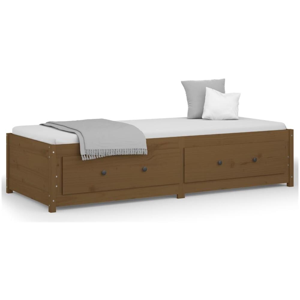 Dormeuse Miele 80x200 Cm In Legno Massello Di Pino - Foto 2