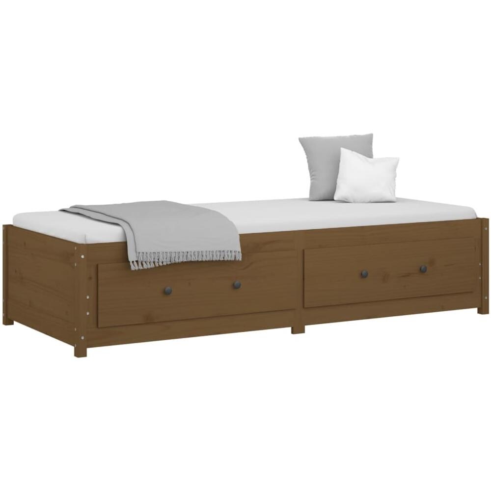 Dormeuse Miele 80x200 Cm In Legno Massello Di Pino - Foto 3