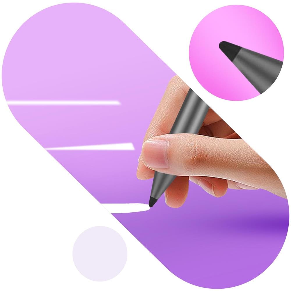 Pennino Per Ipad/ipad Pro Ricaricabile Serie Neo Alluminio Anodizzato, Grigio - Foto 5