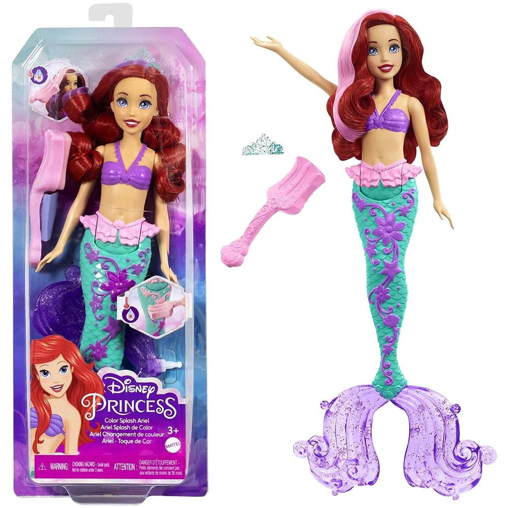 Bambola Mattel Hlw00 Disney Princess Ariel Cambia Colore - Foto 3