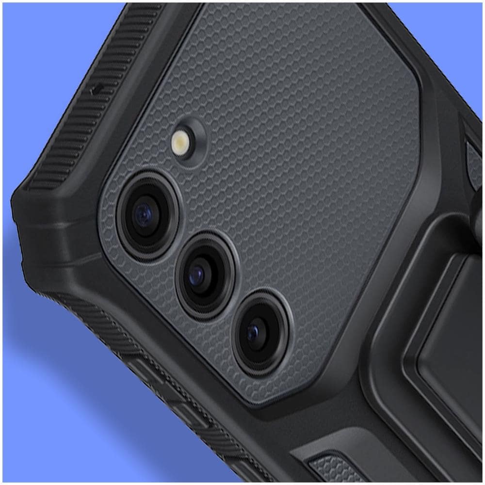 Cover Per Samsung S23 Plus Originale Rugged Gadget Case Con Supporto Black - Foto 2