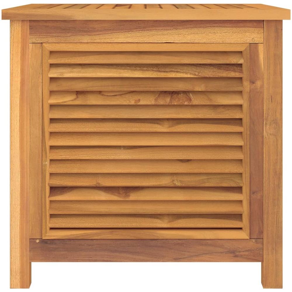 Contenitore Giardino Con Borsa 60x50x58cm Legno Massello Teak - Foto 3
