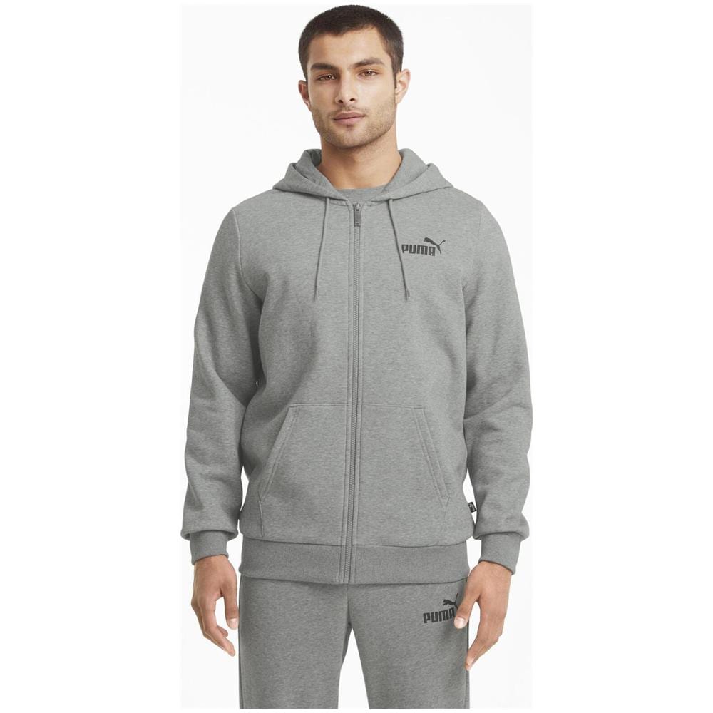 Essentials Full-zip Logo 58670203, Uomini, Grigio, L - Foto 5