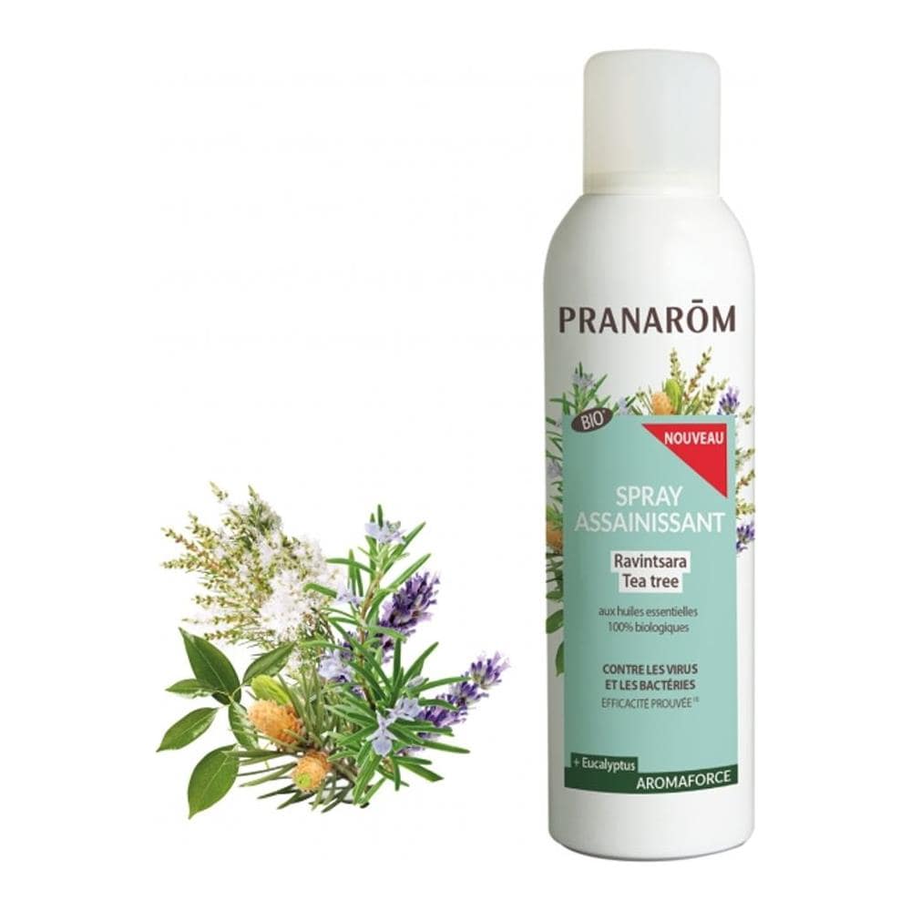 Spray Detergente Ravintsara - Tea Tree Bio 75ml Aromaforce - Foto 1