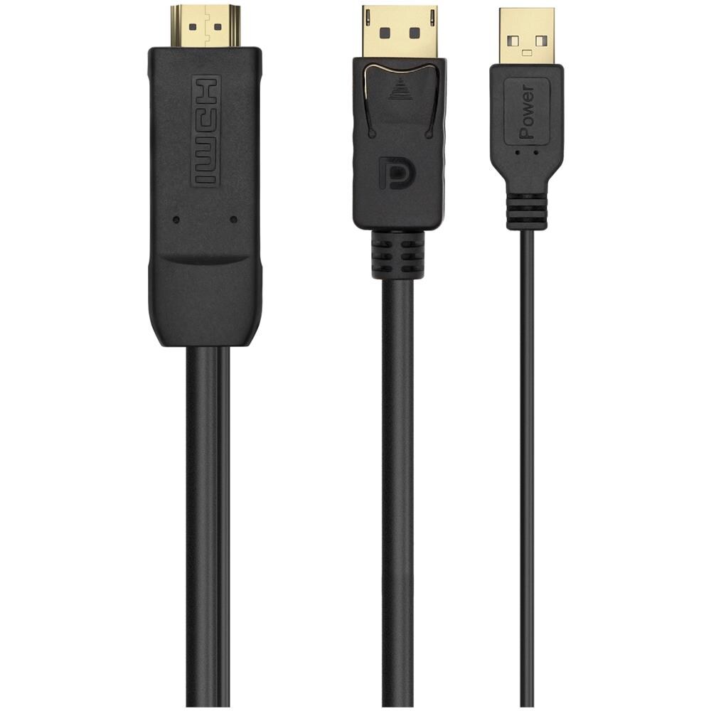 A122-0641 cavo e adattatore video 1,8 m HDMI tipo A (Standard) DisplayPort + USB Type-A Nero - Foto 1