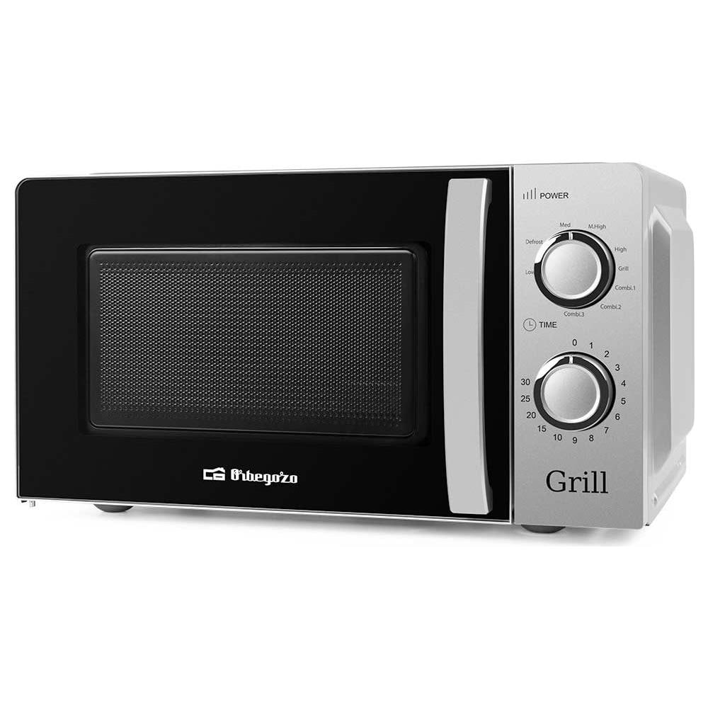 Forno Microonde MIG 2138 con Grill Capacità 20 Litri Potenza 700 Watt Colore Acciaio Inox / Nero - Foto 4