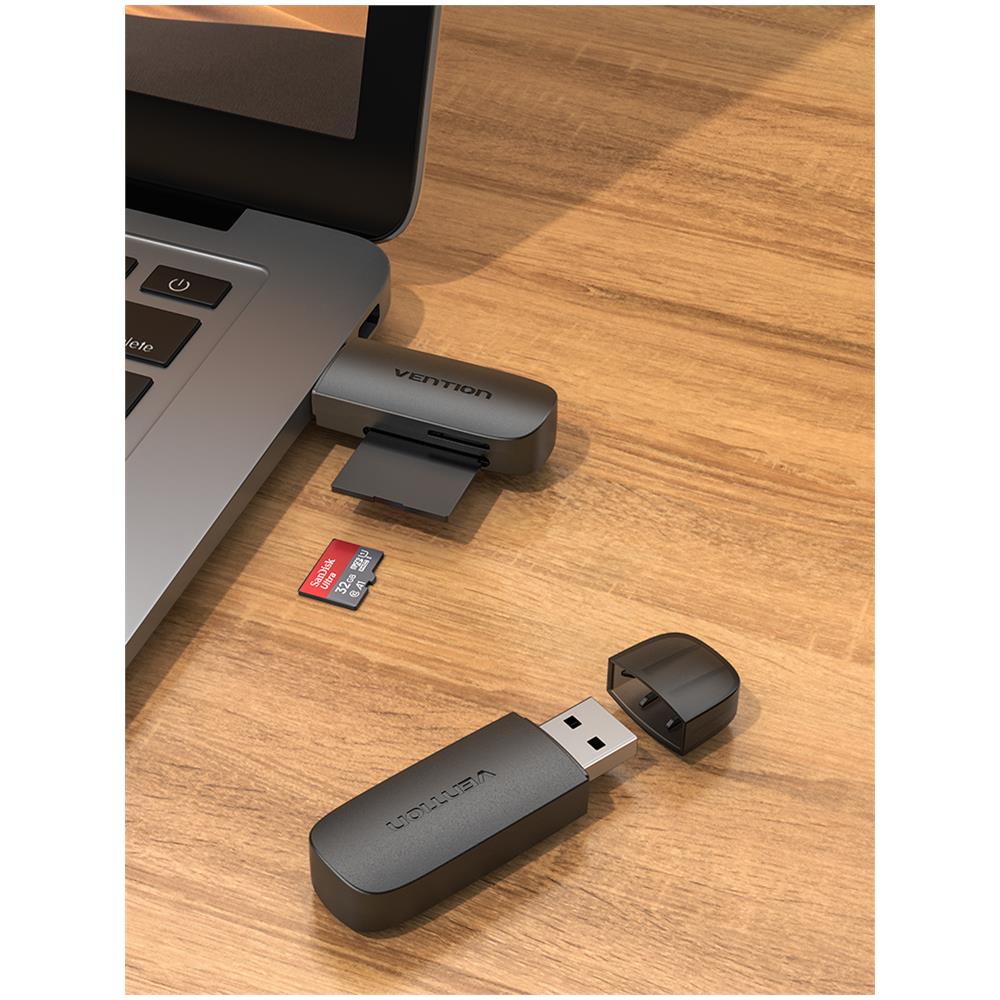 CLFB0 lettore di schede USB 3.2 Gen 1 (3.1 Gen 1) Nero - Foto 3