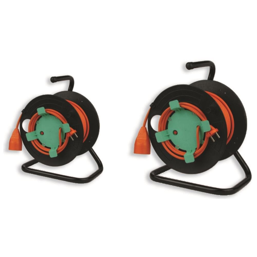 Avvolgicavo A Con Disgiuntore Da 20 Mt, 16a-230v, Sezione Sezione 2x1,5, Interuttore Sezione 2x1,5 - Foto 1