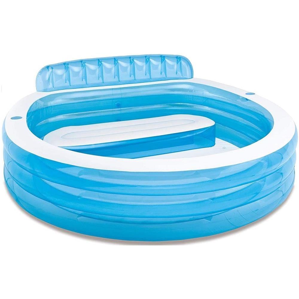 57190NP - Piscina Gonfiabile Family Lounge, 229x218x79 cm - Foto 1