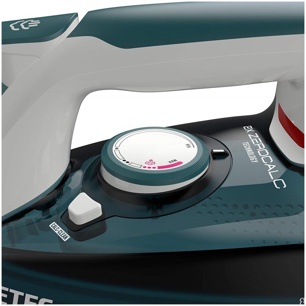 Ferro da Stiro a Secco e a Vapore Z1 2500 Capacità 0.25 Litri Potenza 2200 Watt Colore Bianco / Tè Blu - Foto 2