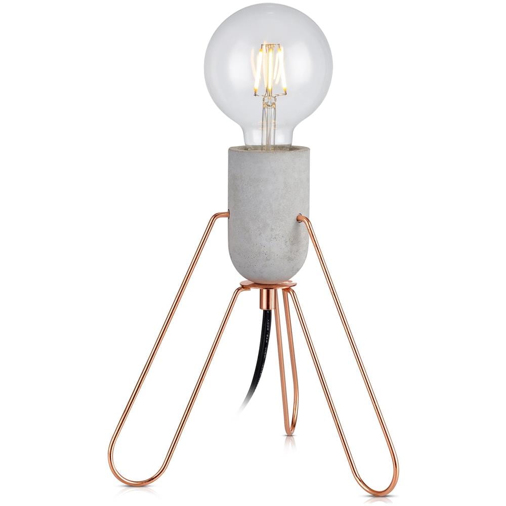 Lampada Da Tavolo Comodino Elegante Moderna Oro Rosato Versanora Vn-l00022-eu - Foto 1