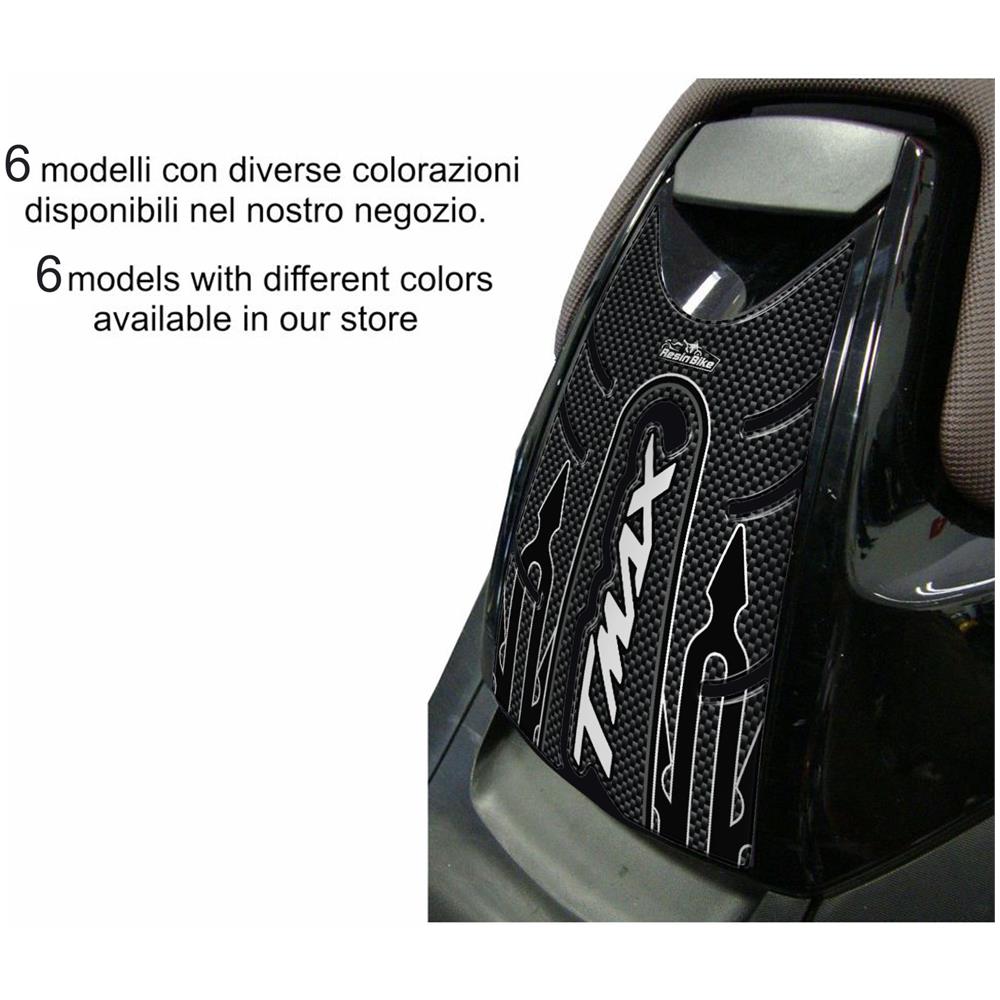 Protezione Sportello Serbatoio Adesivo 3d Per Yamaha Tmax 2012-16 - Oro Metal - Foto 2
