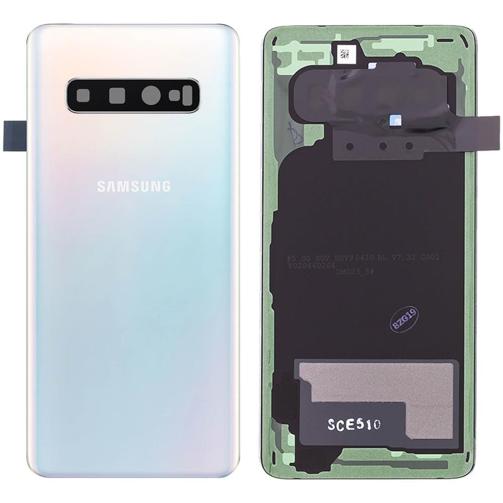 Copribatteria / Facciata Posteriore Bianca Galaxy S10 Originale - Foto 1