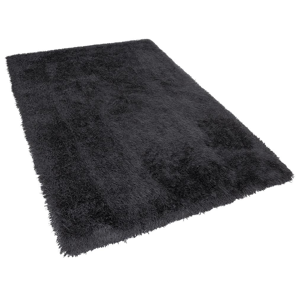 Tappeto Pelo Lungo 200 X 300 Cm Nero Cide - Foto 1
