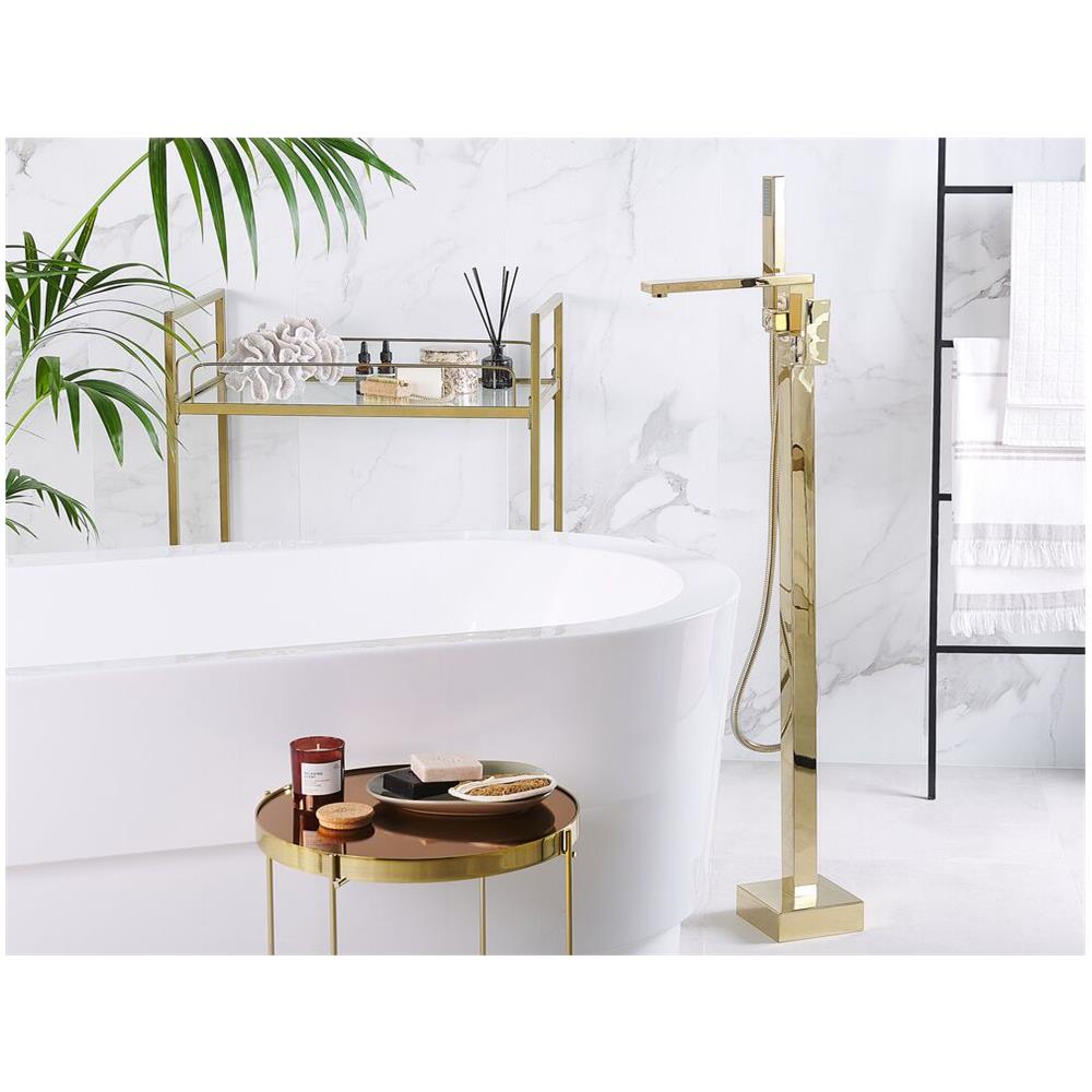 Miscelatore Monocomando Vasca Freestanding Oro Della - Foto 2