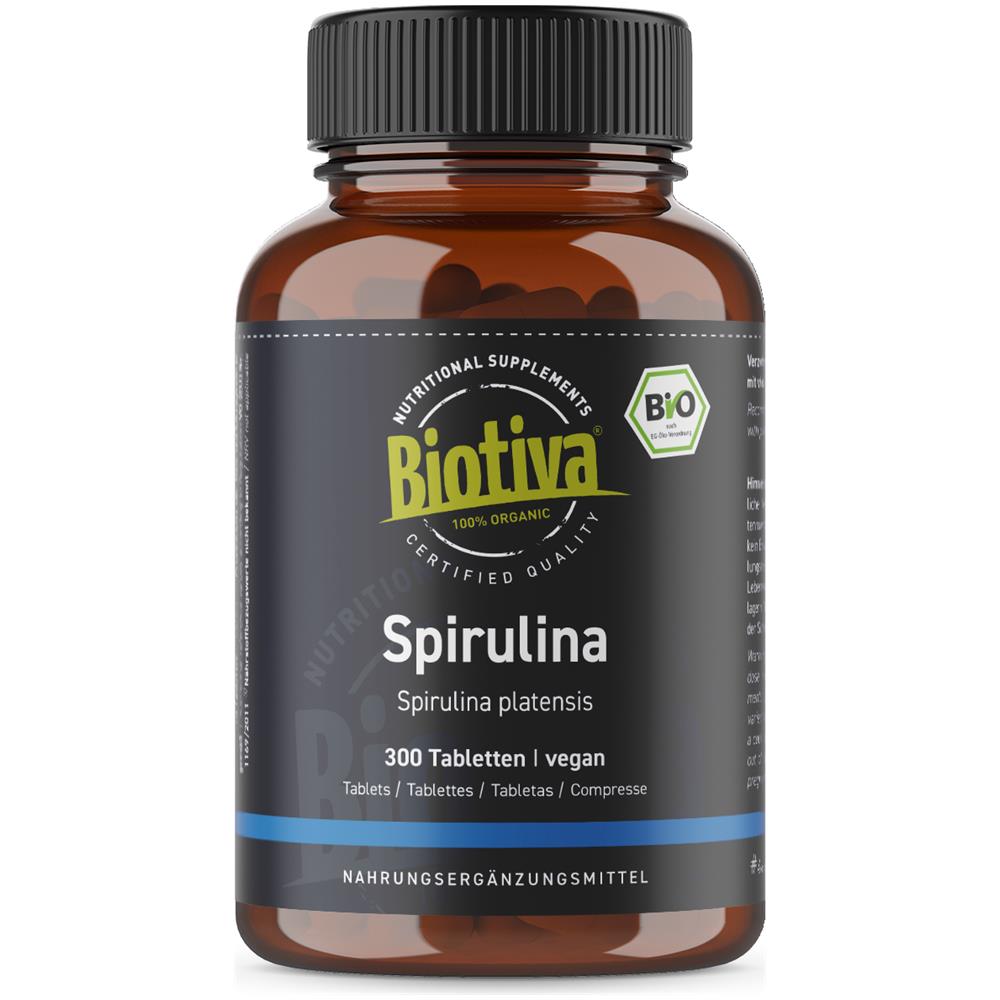 Pastiglie Di Spirulina Bio - 500g - Alta Qualità Biologica - Alta Dose - Alghe Arthrospira Platensis - Senza Stearati Di Magnesio - Confezionato E Controllato In Germania (de-eco-005)  - Foto 1