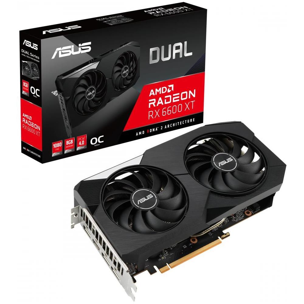 Radeon RX 6600 XT 8 GB GDDR6 Pci-E 3 x DisplayPort / 1 x HDMI Dual - Foto 1