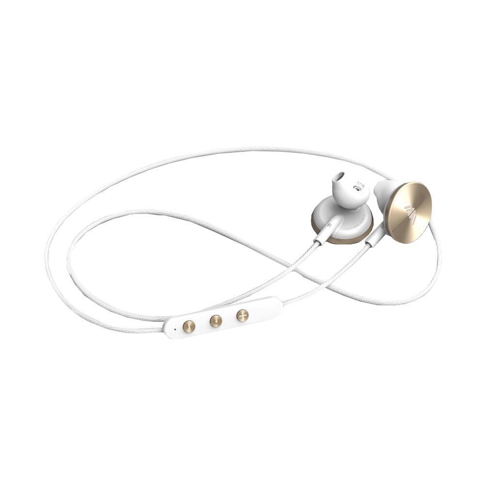 BUTTONS Auricolare Stereofonico Bluetooth Oro, Bianco auricolare per telefono cellulare - Foto 2