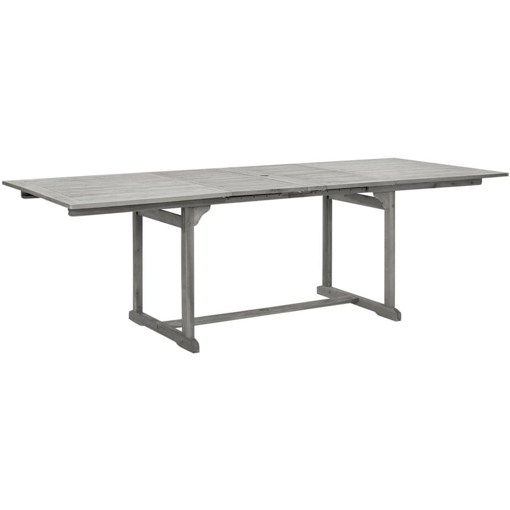 Set Da Pranzo Per Giardino 9 Pz In Legno Massello Di Acacia - Foto 2