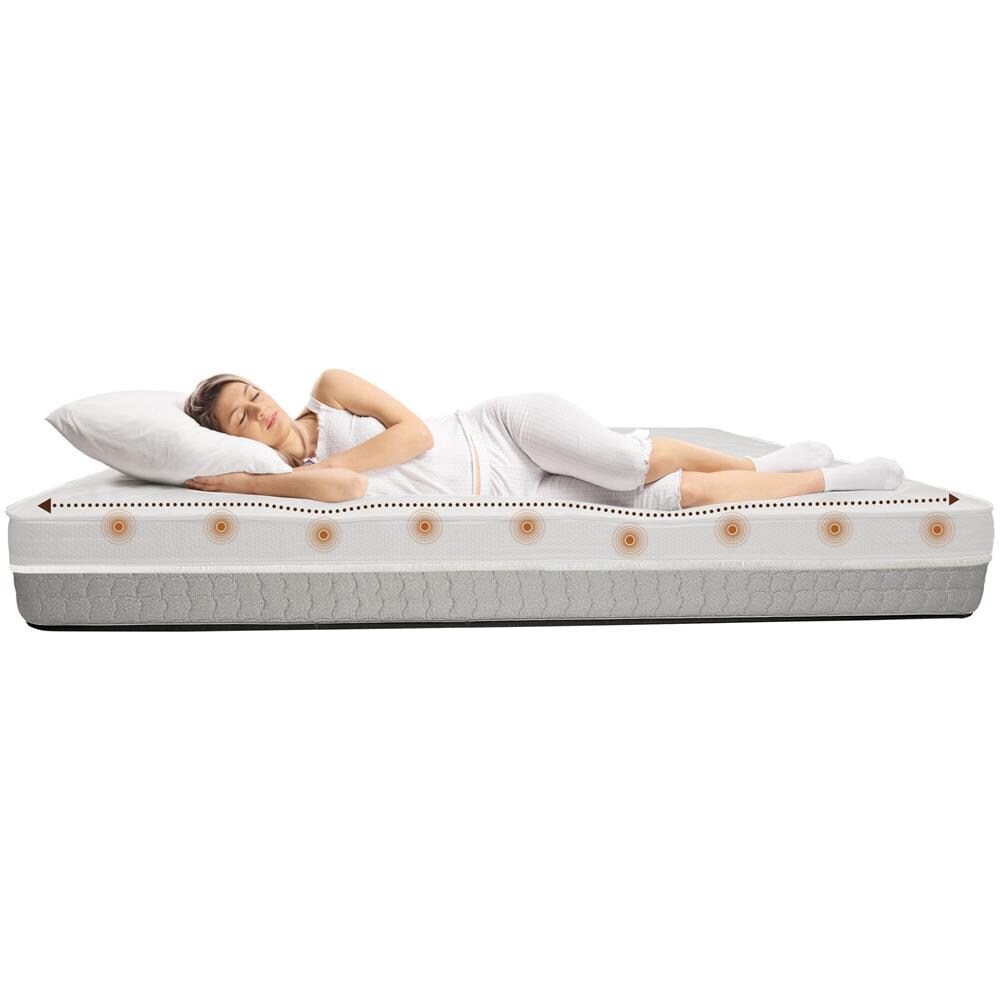 Materasso 160 X 200 Matrimoniale In Memory Foam | Supporto Ortopedico Ed Ergonomico | Tessuto Anallergico E Traspirante | Antiacaro E Antibatterico | 100% Made In Italy | Qualità Certificata | - Foto 2