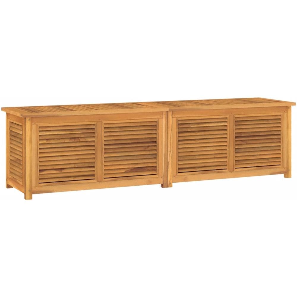 Contenitore Giardino Con Borsa 200x50x53cm Legno Massello Teak - Foto 2