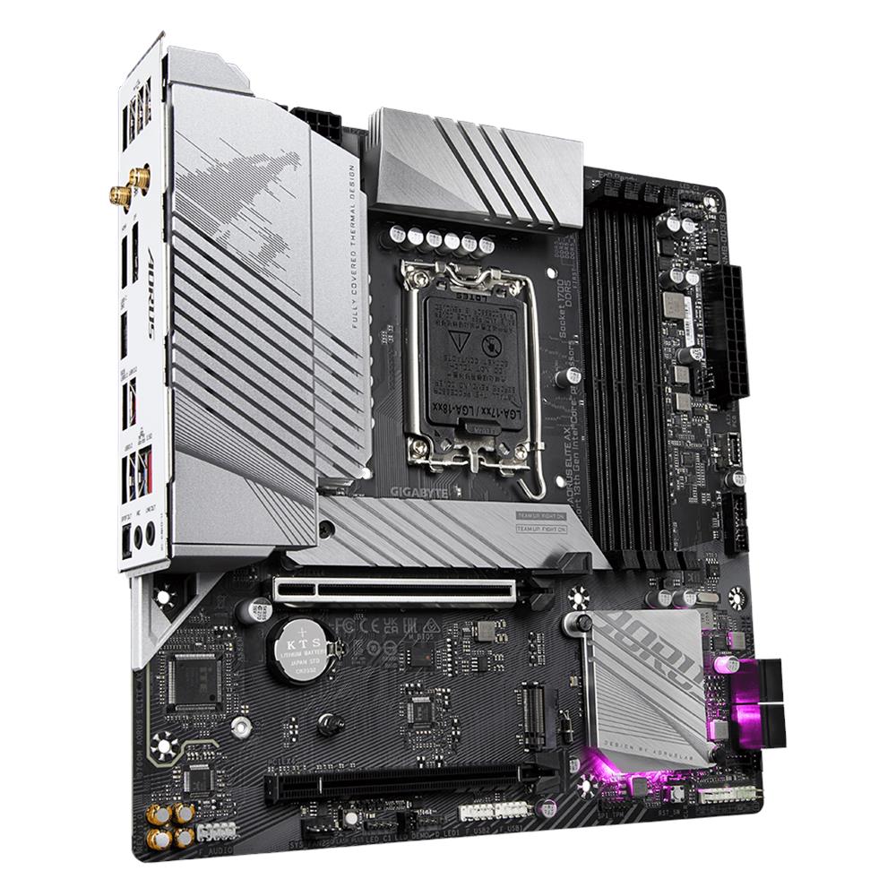Scheda Madre B760M AORUS ELITE AX Socket LGA 1700 Chipset B760 micro ATX - Foto 2