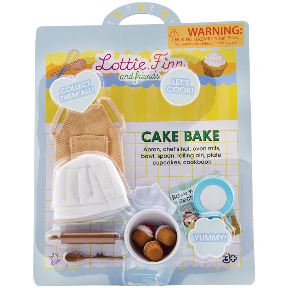 Torta Lottie Cuocere Accessori Per Bambole Chef Accessori Per Bambole Grembiule Per Bambole Set Da Forno Per Bambole Accessori Per Cucinare Per Bambole Accessori Da Cucina Per Bambole Cupcake Accessori Per Bambole Panettiere Bambola Cuoca - Foto 1
