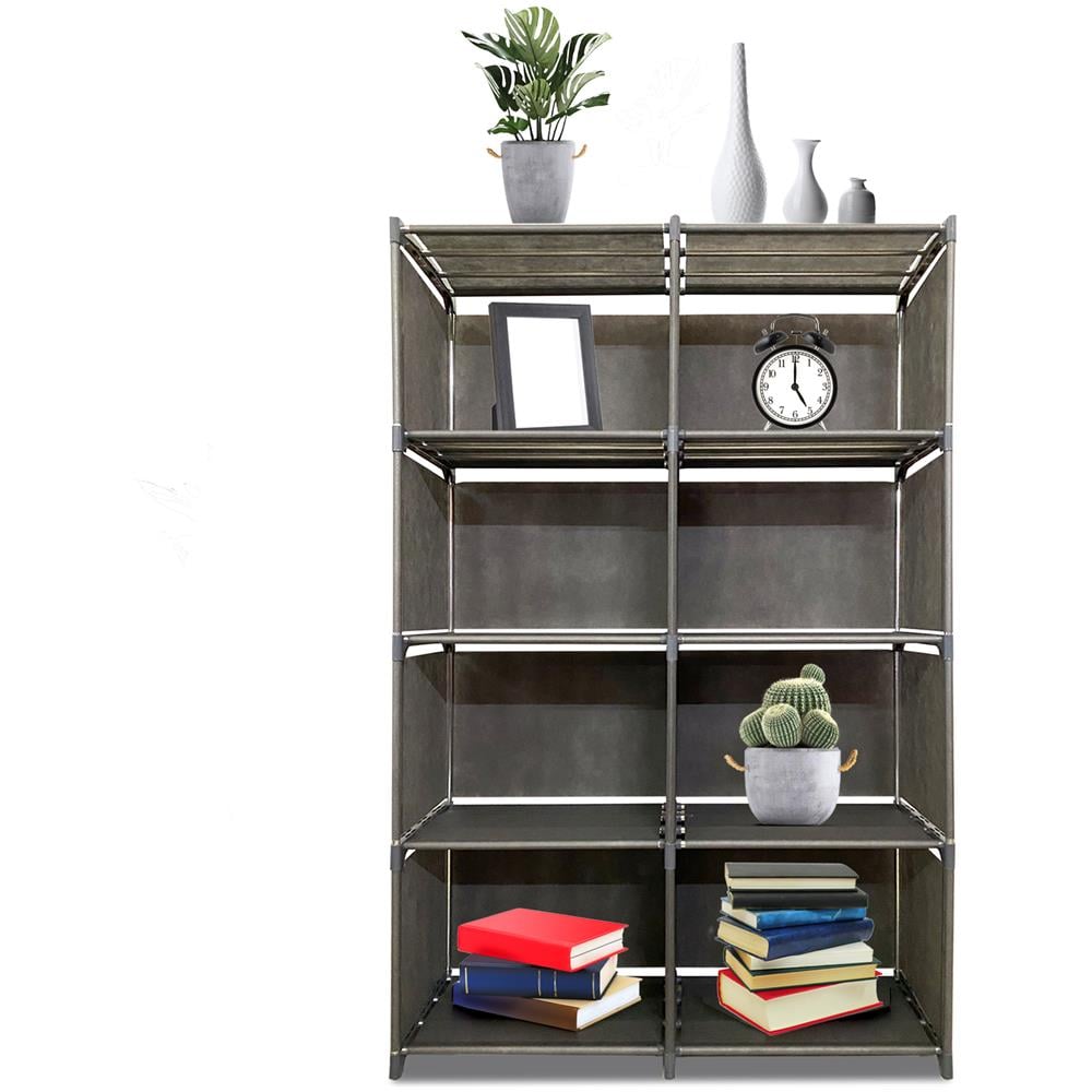 Scaffale Organizzativo 5 Piani 10 Fori Pvc E Tessuto Home 125x80x29 Cm - Foto 1