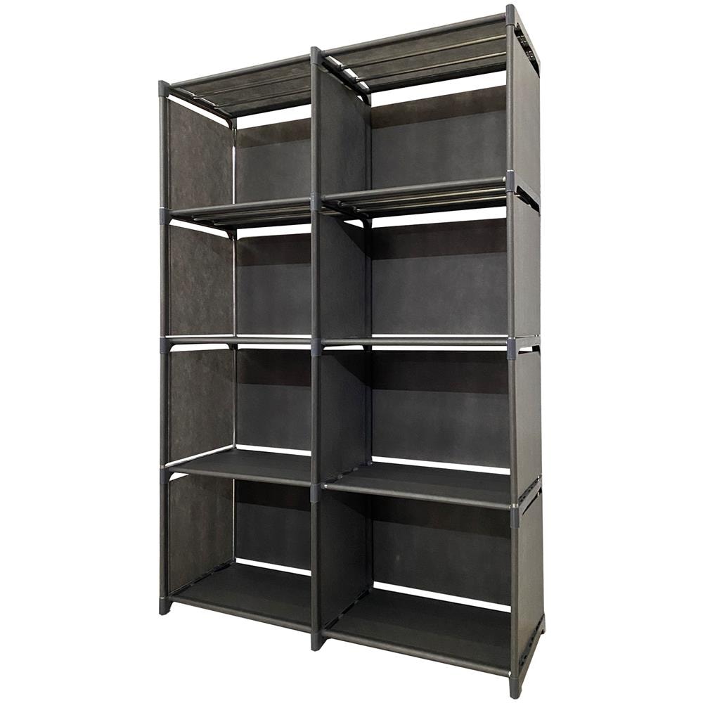 Scaffale Organizzativo 5 Piani 10 Fori Pvc E Tessuto Home 125x80x29 Cm - Foto 6