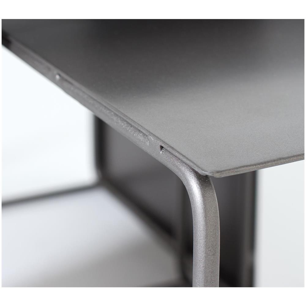 Set De 3 Tavolini In Metallo Colore Nero. - Foto 2