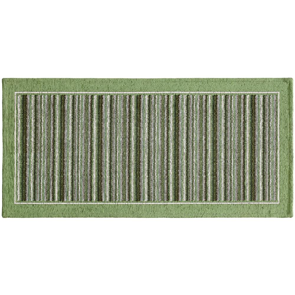 Tappeto Passatoia Cucina Corsia Retro Antiscivolo Disegno Shangai By Suardi 55x190 Verde - Foto 1