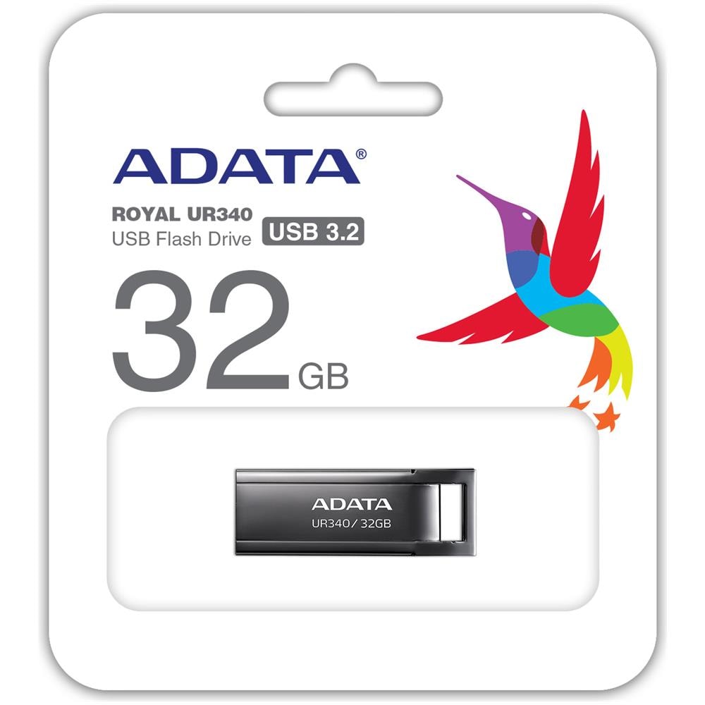 UR340 unità flash USB 32 GB USB tipo A 3.2 Gen 1 (3.1 Gen 1) Nero - Foto 5